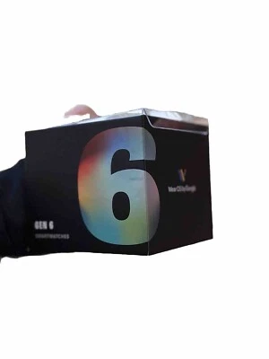 Fossil Gen 6 Edelstahlgehäuse schwarz Lederarmband braun FTW4062 - Neu - Bild 1 von 4