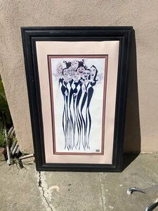 Todd White Giclee Framed Art “Girl Party” 20" x 37" - Picture 1 of 3