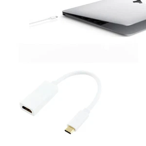 USB 3.1 Type C to HDMI female HDTV Adapter Cable for Apple Macbook 12" 2015 - Picture 1 of 5