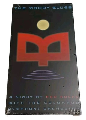 The Moody Blues- A Night At Red Rocks with the Colorado Symphony VHS SEALED NEW - Image 1 of 4