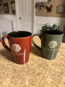 Neu ohne Karton Set historische Jamestowne Amerikas Geburtsort Jamestown Keramiktassen Becher - Bild 1 von 3