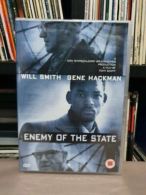 ENEMY OF THE STATE DVD - Will Smith Gene Hackman REGION 2 - BRAND NEW & SEALED - Image 1 of 2