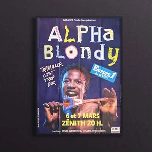 Authentique Rétro Poster - Alpha Blondy - Zénith - 1987 - Imagen 1 de 3