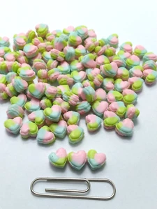 100 Cokie fancy Dollhouse Miniatures Food Lot Handmade Heart shaper Wholesale. - Picture 1 of 4