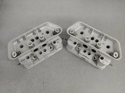 BONITO PAR DE CULATAS USADAS ORIGINALES ORIGINALES ORIGINALES PORSCHE 356B 1600 NORMAL NLA #42 Foto 1 de 4