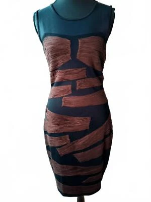 NWT Bailey 44 Dress-Size Small-Black & Brown - Image 1 of 4