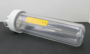 Alloggiamento filtro misura 20'' tazza filtro trasparente attacchi 1'' usato - Foto 1 di 8