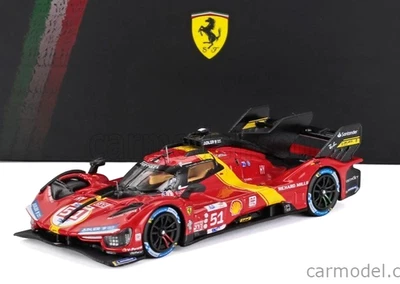 LOOKSMART 1/64 TEAM FERRARI AF CORSE 499P 3.0L TURBO V6 #51 WINNER LE MANS 2023 - Image 1 of 4