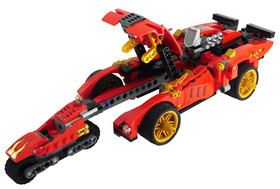 LEGO Ninjago X-1 Ninja Charger Car & Bike from set 70727 (Sale as pictured)