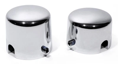 Achsabdeckung Chrom Axle Nut Cover Set hinten für Harley Davidson HD Softail 00- - Bild 1 von 4