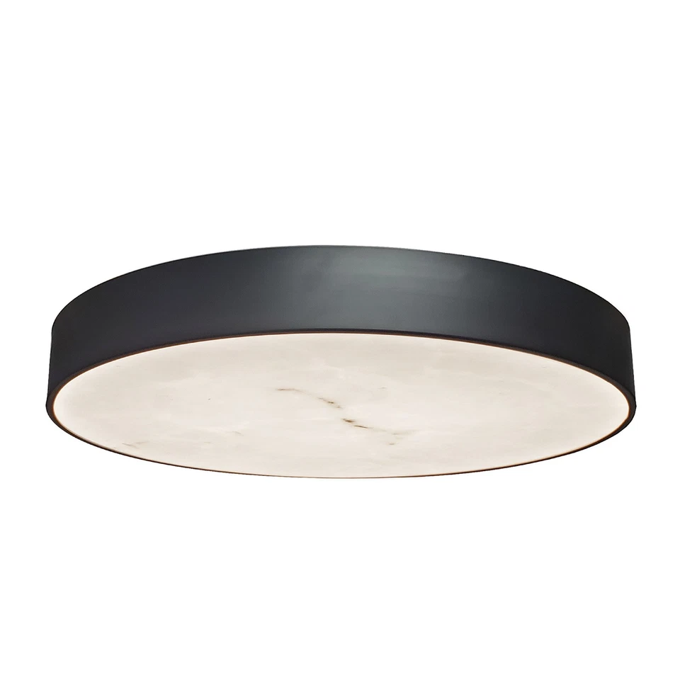 Dainolite WSH-2040LEDFH Walsh 20"W LED Flush Mount Drum Ceiling - Alabaster / - Image 1 of 1