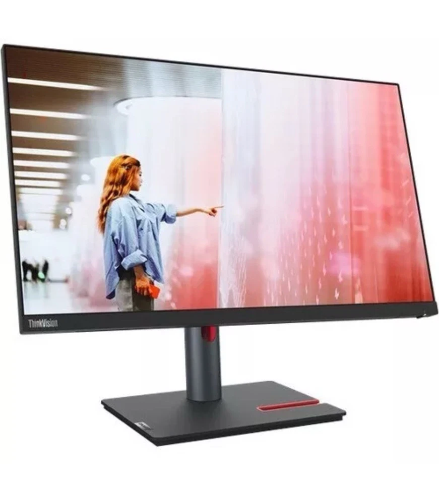 Lenovo ThinkVision P24q-30 24" Class WQHD LCD Monitor 16:9, Black 63B4GAR6US - Image 1 of 4