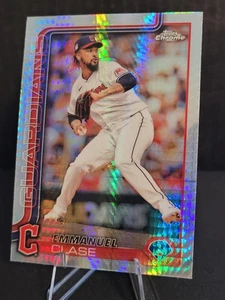 2025 Topps Chrome Emmanuel Clase Pulsar Refractor - Picture 1 of 2