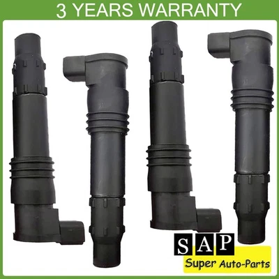 4PCS Ignition Coils For Kawasaki Ninja 650R ZX9R ZX12R ER-6N Z1000 129700-3630 - Image 1 of 4