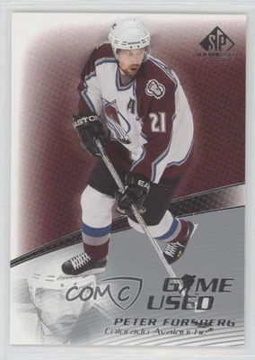 2003-04 SP Game Used Edition Peter Forsberg #12 HOF - Image 1 of 2