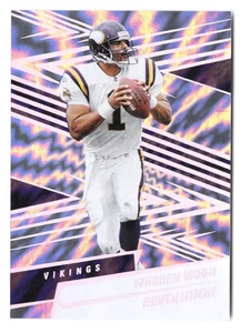 2025 Panini Revolution Warren Moon #35 Lightning Parallel /60 Vikings - Picture 1 of 2