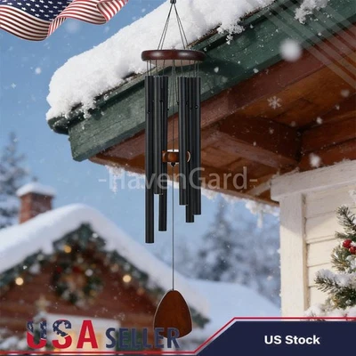 Campanas de viento de 32" para exteriores de tono profundo afinadas decoración de jardín ajustables Foto 1 de 4