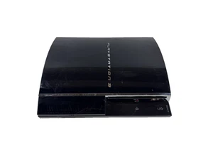 Sony PlayStation 3 60GB CECHA00 Black Console Backwards Compatible NTSC-J - Picture 1 of 4