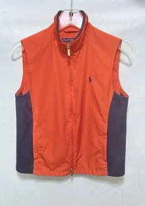 Ralph Lauren Golf Weste Unisex Small Orange Full Zip - Bild 1 von 11