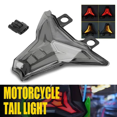 Luz de freno LED intermitente trasera integrada para Kawasaki Ninja 400/Z400 2018-23 Foto 1 de 4