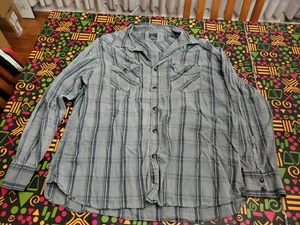 Converse One Star Men's Adult Size XL Gray Striped With Black Snaps Lightweight  - Picture 1 of 14