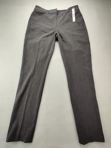 Tahari Wmn's Sz 4 Grey Stretch 30" Slim Dress Pants "New" - Picture 1 of 10