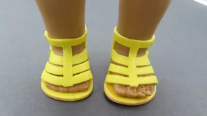 Our Generation Battat Yellow Sandals For 18" Dolls Doll Not Included - Picture 1 of 6
