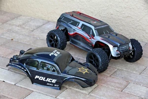 Custom Buggy Body Police Sheriff for Redcat Racing Blackout XTE 1/10 Crawler - Picture 1 of 10
