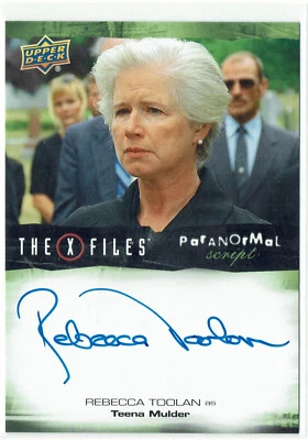 X-Files UFOs and Aliens 2019 Paranormal Script Auto A-RT Rebecca Toolan as Teena - Image 1 of 2