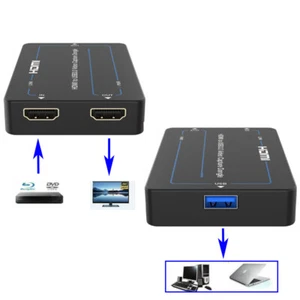 HDMI to usb video capture card dongle USB3.0 sharing switch Converter Video card - Picture 1 of 6