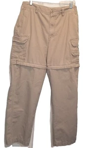 Red Head Cargo Pants Versatile Canvas Zip Off Mens 34  Outdoor Hiking Tan - Picture 1 of 11