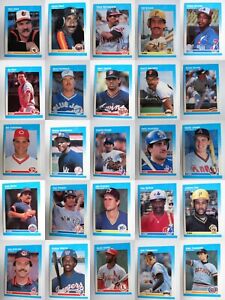 1987 Fleer Classic Miniatures Mini Complete Your Set Baseball Cards U You Pick