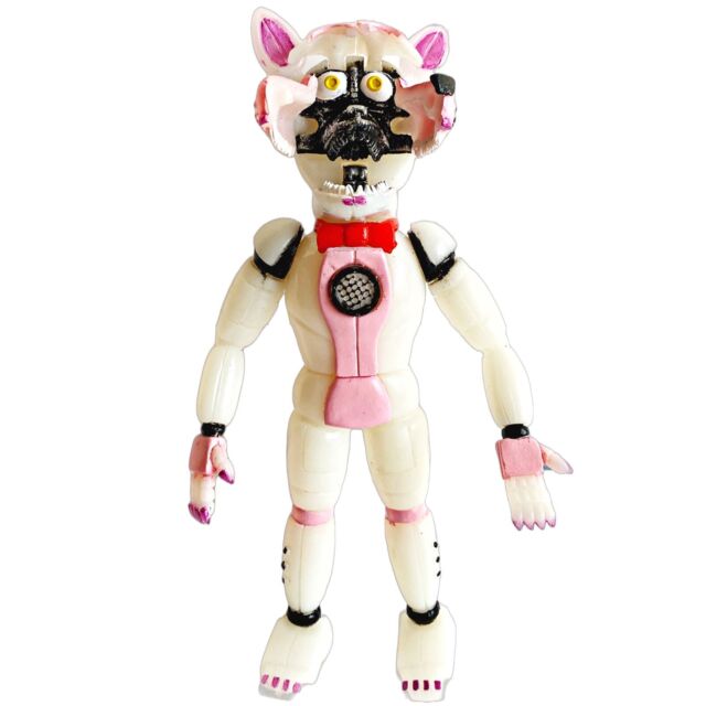 TOY MEXICAN FIGURE JUMBO FOXY FIVE NIGHTS AT FREDDY'S ANIMATRONICS 8 INCHES