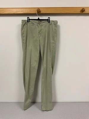 ZARA Womens Light Green Skinny Leg Cotton Pants Size 4 - Image 1 of 4
