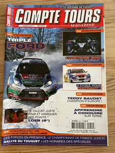 MAGAZINE COMPTE TOURS N°254 MARS 2011 RALLYE WRC SUEDE FORD LOEB TOUQUET OSTBERG - Picture 1 of 2