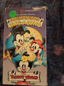 Warner Bros. Animaniacs Sing-Along Yakko's World 1994 VHS - Picture 1 of 3