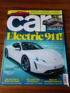 Car Magazine - July 2019 - Toyota Supra, A35 v Golf R v Type R, Porsche Taycan - Picture 1 of 3