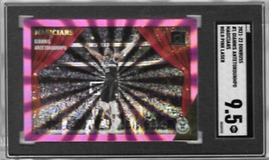 GIANNIS ANTETOKOUNMPO 2021 Donruss Magicians Holo Pink Laser (2 X MVP) SGC 9.5! - Picture 1 of 2