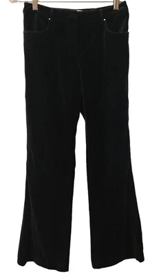 Pantalones de terciopelo Calvin Klein acampanados verdes suaves para mujer talla 2 (28x30)  Foto 1 de 4