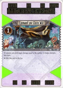 3x Lament for Clare Wil EOJ SET2 #197 PS3 Eye Of Judgment Inglés Casi Nuevo/Sin jugar C - Imagen 1 de 1