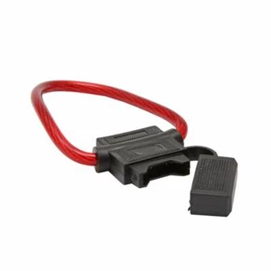 2x Waterproof 30A 12V 24V Inline ATC Standard Blade Fuse Holder 12AWG Car Van - Picture 1 of 4