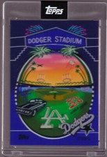 2020 Topps X Efdot Iconic Stadium Series Dodger Stadium PR 1415 Fernando Mania