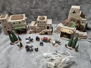 Department 56 Little Town Of Bethlehem Series 5975-7 12 pc Nativity Set - Picture 1 of 20