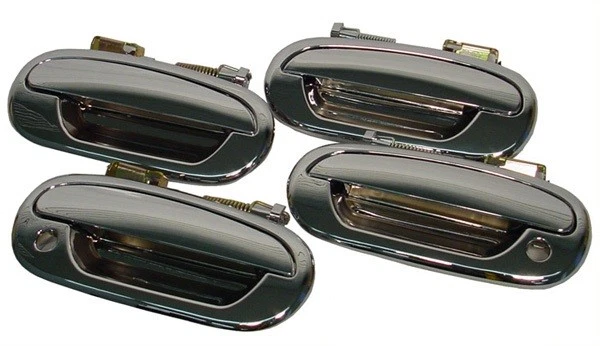Novo conjunto de 4 maçanetas externas cromadas LatchWell para 1997-2003 Ford Expedition - Imagem 1 de 1