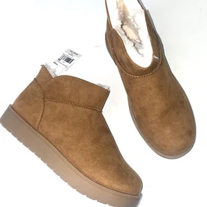 Falls Creek neu 40 $ Damen 6 kastanienbraun Shortie kurze modische Stiefel FC1 - Bild 1 von 5
