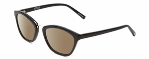 Jones New York J766 Womens Cateye Designer Polarized Sunglasses Gloss Black 52mm - Bild 1 von 8