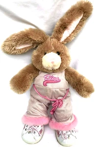 2010 Retired Build-A-Bear Rabbit Posable Ears Diva Jumper Skecher Shoes Bunny - Picture 1 of 13