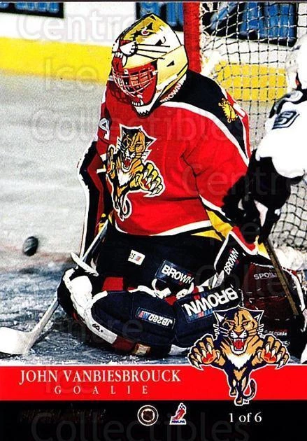 1993-94 Pinnacle Expansion #1 Guy Hebert, John Vanbiesbrouck - Image 1 of 1