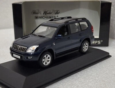 Toyota Land Cruiser 4x4 2004 Blue 1:43 Minichamps EXTREMELY RARE!! - Image 1 of 4