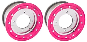 Banshee 350 Warrior Front Wheels Beadlock 10x5 3+2 4/156 Alba Racing PK 32 - Picture 1 of 1